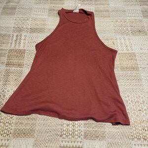 Free People Flowy Muscle High Neck Tank Top